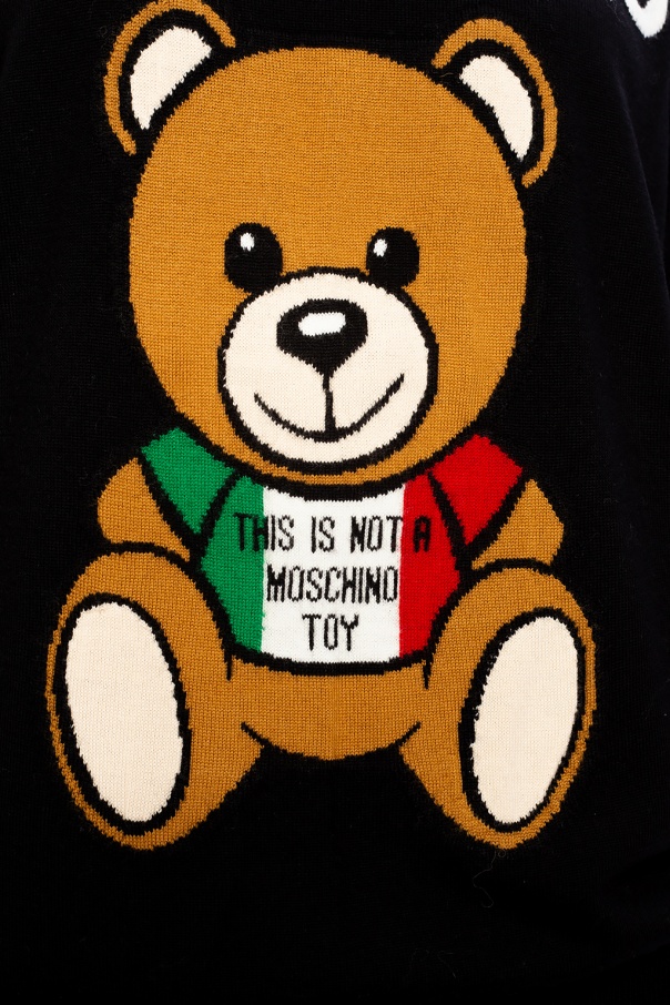 Moschino teddy bear sweater hotsell